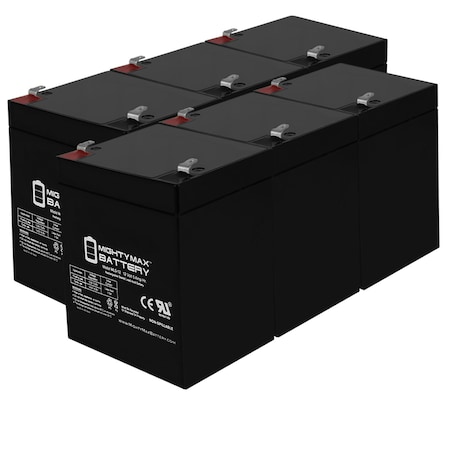 12V 5AH SLA Replacement Battery for Liftmaster 8360-6 Pack